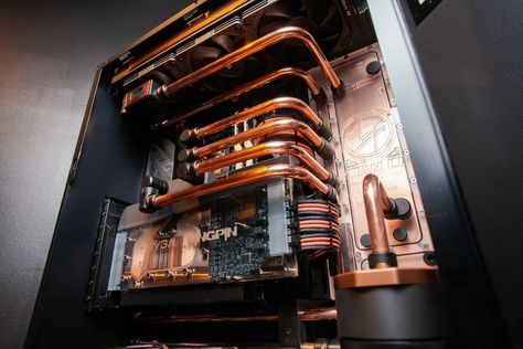 Element 29 » builds.gg Acrylic Tube, Custom Pc, Heat Exchanger, Water Cooling, Copper Tubing, Video Card, Logitech, Custom Paint, All Pictures