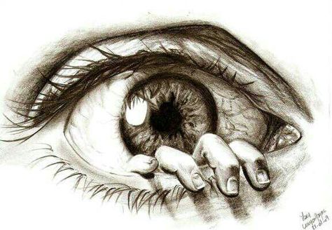 Hand inside eye Cool Wallpapers Drawings, Cool Pictures To Draw, Cool Eye Drawings, Eyes Artwork, Eyes Wallpaper, Drawing Wallpaper, Background Drawing, Art Drawings Sketches Creative, Color Pencil Drawing