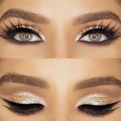 para dia Gold Eyeshadow Looks, Romantic Wedding Makeup, Amazing Wedding Makeup, Beautiful Wedding Makeup, Gorgeous Wedding Makeup, Wedding Makeup For Brown Eyes, Best Wedding Makeup, Wedding Makeup Tips, Wedding Day Makeup