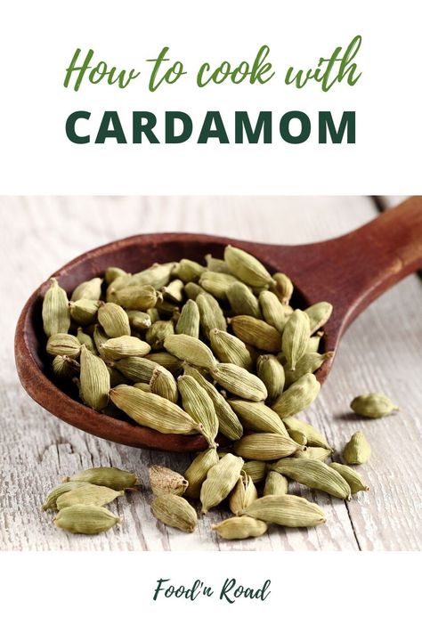 Cardamom Pods How To Use, Recipes With Cardamom, Recipes With Cardamom Spices, Cardamom Uses Witchcraft, Cardomom Recipes Teas, Magical Properties Of Cardamom, Pastry Techniques, Spice Guide, Cardamon Recipes