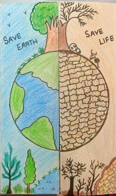 Save Earth Save Life Posters, Save Water Save Earth Posters, Kalikasan Poster, Kalikasan Drawing, Globalisasyon Poster, Save Earth Save Life, Save Earth Posters, Save Water Poster Drawing, Save Water Poster