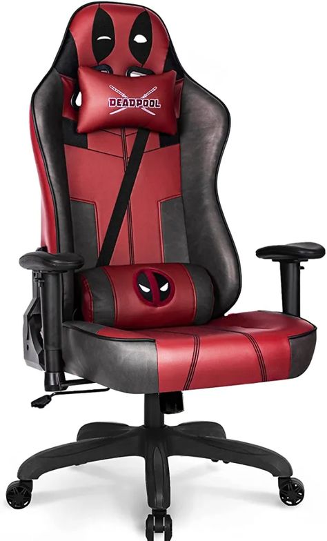 Gamer Chair, Racing Chair, Deadpool And Spiderman, Chair Desk, Office Computer, Deadpool Wolverine, Desk Office, High Back Chairs, Adult Games