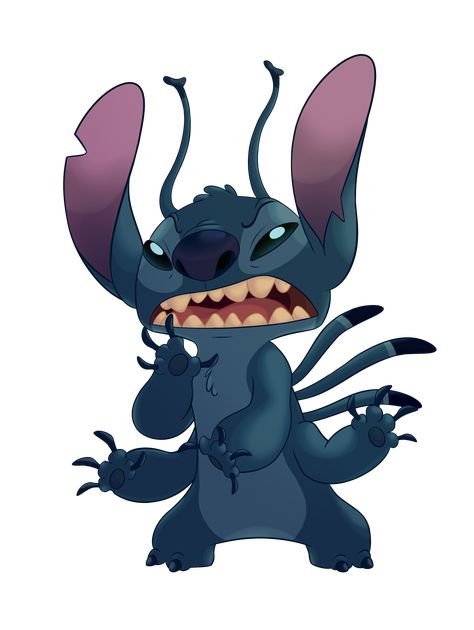 Stitch Alien Form, Scary Stitch, Angry Stitch, Funny Disney Characters, Disney Sleeve Tattoos, Disney Lorcana, Disney Pop Art, Spiderman Art Sketch, Pop Art Drawing