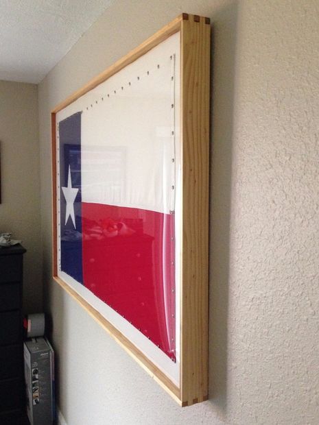 3'x5' Flag Frame Framed Flag Decor, Patriotic Room, Flag Frame, Texas Capitol, Masculine Office, Plexiglass Frames, Flag Diy, How To Make Frames, American Flag Wall