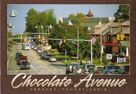 Hershey, Pennsylvania Hersey Pennsylvania, Hershey Pennsylvania, Scrapbooking Layouts Travel, Hershey's Kisses, Adventure Bucket List, Roadside Attractions, On The Road Again, Vacation Places, Main Street