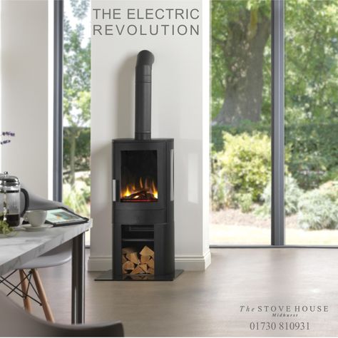 Electric stoves fires fireplaces and suites with realistic 3D flame technology, effects & programmable remote controls some with light & sound effects on display. Competitive prices & friendly service, call The Stove House in Midhurst West Sussex on 01730 810931 your local stove supplier / shop for Surrey Hampshire & Sussex Electric Stove Fireplace, Electric Stove Fire, Electric Log Burner, Electric Stoves, Wood Fuel, Electric Fires, Electric Stove, Stove Fireplace, Log Burner