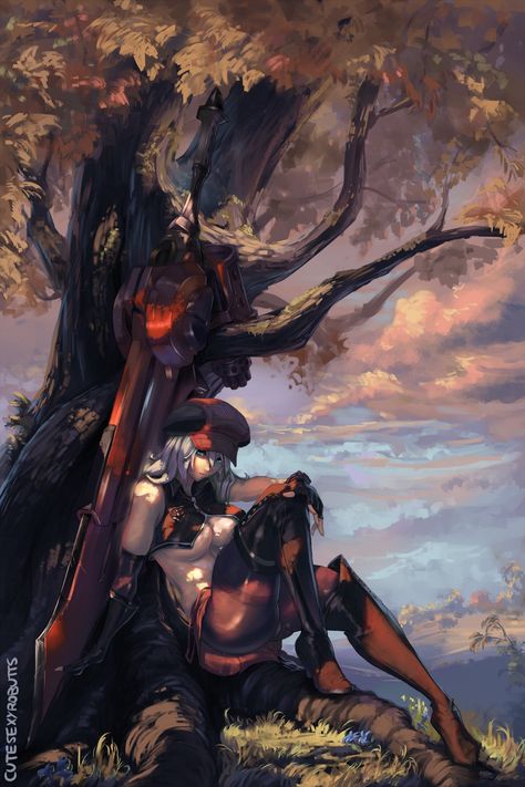 Alisa Ilinichina Amiella, God Eater 2, Raven Artwork, God Eater, Fate Stay Night Anime, Great Paintings, Bare Shoulders, Stay Night, Baltimore Ravens