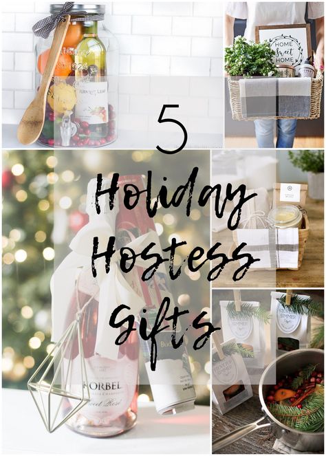 5 Hostess Gifts for the Holidays - Within the Grove Christmas Party Hostess Gifts, Homemade Hostess Gifts, Hostess Basket, Holiday Host Gift, Small Hostess Gifts, Party Host Gift, Diy Hostess Gifts, Party Hostess Gifts, Christmas Party Host