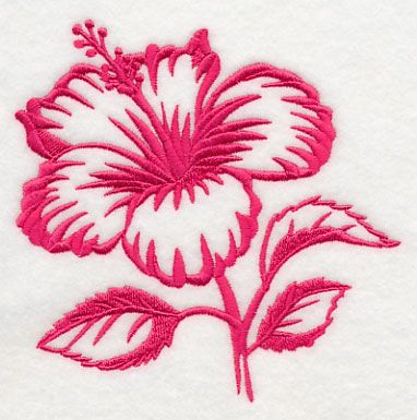 Hibiscus Silhouette, Hibiscus Embroidery, Hibiscus Leaf, Hibiscus Flower Drawing, Twine Crafts, Flowers Embroidered, Freestanding Lace Embroidery, Bead Embroidery Tutorial, Tropical Hibiscus