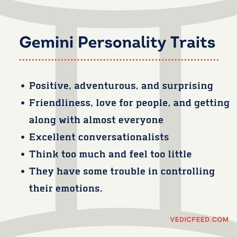 Gemini – Detailed Characteristics of Mithun Rashi  #gemini #personality #astrology #horoscope Characteristics Of A Gemini, May Gemini Characteristics, Gemini Personality Traits, Cosmic Man, Personality List, Moon Sign Astrology, Gemini Characteristics, Gemini Personality, Family Togetherness