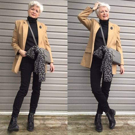 Intentional Dressing: Week One - High Heels in the Wilderness Old Women Fashion, 70 Year Old Women Fashion, Classic Fashion Looks, How To Make Jeans, 70 Year Old Women, Womens Tweed, Fall Fashion 2016, Funky Outfits, The Wilderness