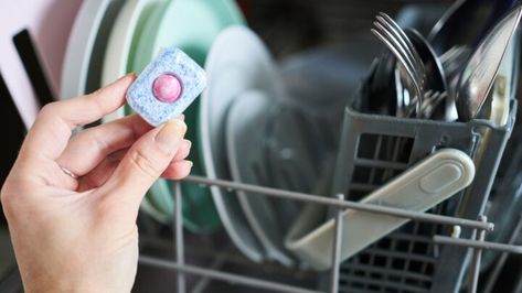 Discover new ways to make your day-to-day cleaning routine a little easier with dishwasher tablets. Cleaning Games, Dishwasher Tablets, Hard Water Stains, Kitchen Bin, Dishwasher Detergent, Soap Scum, Cleaning Dishes, Glass Shower Doors, Toilet Bowl