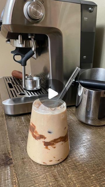 Ambria Warnell on Instagram: "🤎•nutella•latte•🤎  Recipe👇🏼 -1 tablespoon Nutella -2 shots espresso @styleandgracecoffee (discount in bio) -milk -ice  #nutella #chocolate #coffee #fyp #coffeelovers #coffeebar #espressomachine #coffeeathome #coffeegram #nutellalatte #icedcoffeeaddict #icedmocha #icedcoffeerecipe #coffeerecipes #ambriadrinkscoffee" Nutella Latte, Nutella Coffee, Iced Mocha, Latte Recipe, Latest Recipe, Chocolate Coffee, Coffee Addict, Coffee Recipes, Espresso Machine