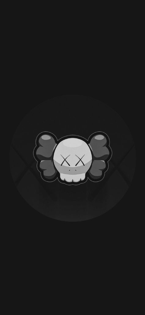 Kaws Pfp Aesthetic, Kaws Black Wallpaper, Black Kaws Wallpaper Aesthetic, Kaw Wallper Black, Kaws Wallpaper Black Background, Kaws Wallpaper Purple And Black, Kaw Wallpaper, Kaws Wallpapers Black, Cdg Wallpaper