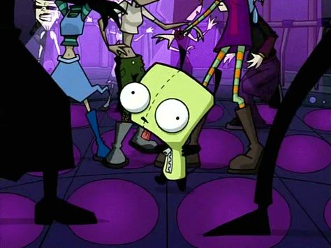 Emo Gif, Laika Dog, Scene Gif, Friday Funny, Invader Zim Characters, 2000s Emo, Scene Core, Catty Noir, Rawr Xd