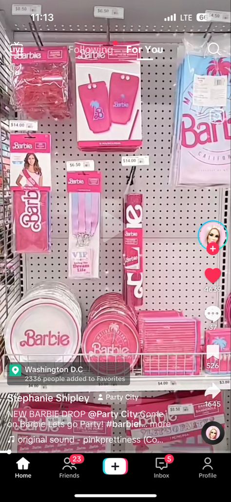 Barbie Merchandise, Barbie Bday, Birthday Barbie, Barbie Birthday Party, Movie Birthday, Barbie Movie, Barbie Birthday, Barbie Party, 25th Birthday