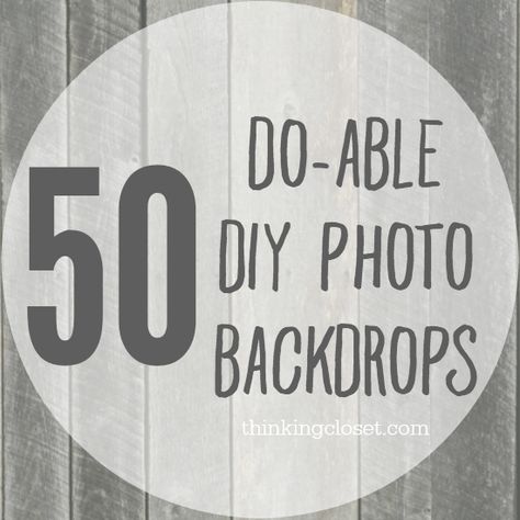 50 Do-Able DIY Photo Backdrops | A collection of inspiration from across blogland for bloggers and shop owners looking to shoot professional-looking photos using backdrops they already have or can easily and inexpensively make themselves! A goldmine of information! Photo Backdrop Christmas, Diy Photo Backdrop, Photoshoot Backdrops, Background Diy, Photo Backdrops, Diy Backdrop, Foto Tips, Diy Photography, Diy Photo