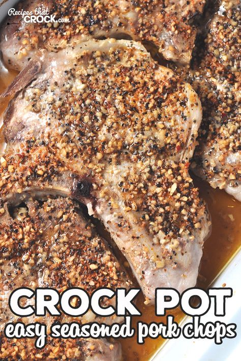 Boneless Pork Chops Crock Pot, Quick Pork Chops, Seasoned Pork Chops, Healthy Pork Chops, Boneless Pork Chop Recipes, Pork Chop Recipes Crockpot, Easy Pork Chops, Easy Pork Chop Recipes, Pork Chop Recipes Baked