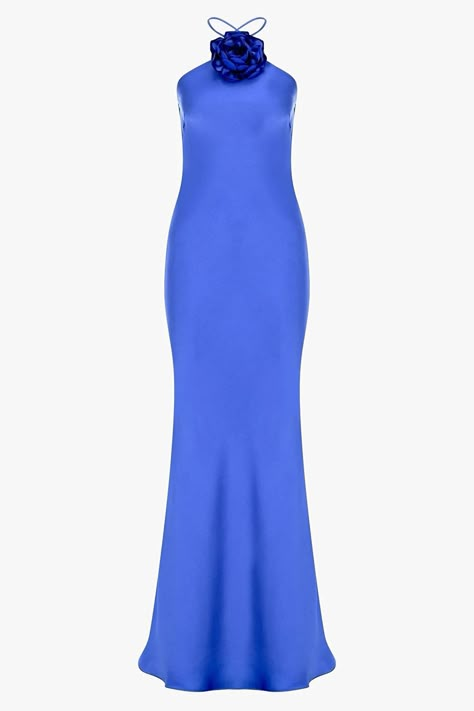 Royal Blue Formal Maxi Dress, Cobalt Blue Bridesmaid Dresses, Shades Of Blue Dresses, Bright Blue Dresses, Summer Gowns, Prom Formal Dresses, Bridesmaids Dress Inspiration, Boutique Resort, Chefs Kiss