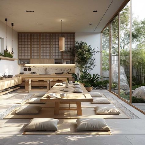 Tatami Tea Room, Japandi Tea Room, Japan Interior, Japanese Tea House, Inspiring Interiors, Home Temple, Tea House, Farmhouse Design, Apartment Design