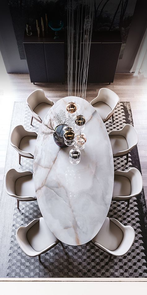 roll keramik | tables | Cattelan Italia Modern Round Dining Room Table, Marble Dinning Table, Mesa Oval, Dining Table Design Modern, Luxury Dining Tables, Luxury Dining Table, Marble Top Dining Table, Round Dining Room, Marble Dining Table