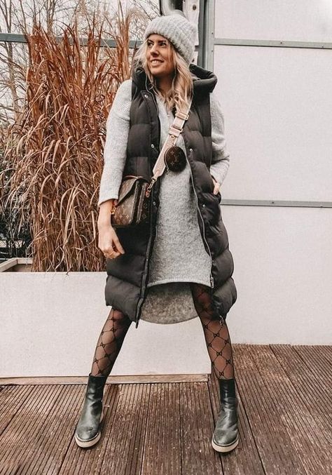 Style Inspiration Herbst, Long Vest Outfit, Fall Fashion Trends Casual, Saturday Fashion, Ny Outfits, Corporate Fashion, Mode Casual, Pinterest Fashion, Vest Fashion