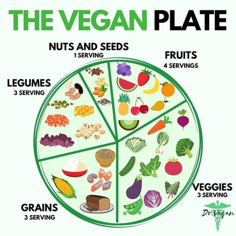 Dr. Vegan on Instagram: “Not sure how to build a vegan plate? Here’s what a well-balanced meal looks like on a plant-based vegan diet😋🥗 ⁣ ⁣ ⁣ ⁣ ⁣ ⁣ ⁣ ⁣ ⁣ ⁣ ⁣…” Diet Plate, Vegan Plate, Balanced Plate, Vegan Starters, Plant Based Diet Recipes, Gluten Free Grains, Balanced Meals, Poke Bowl, Vegetarian Diet