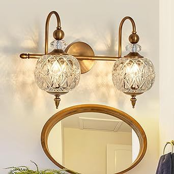 Victorian Bathroom Lighting, Vintage Bathroom Vanity Lighting, Bathroom Vanity Lighting Ideas, Vintage Bathroom Light Fixtures, Lighting Above Sink, Old World Bathroom, Vanity Light Over Mirror, Light Over Mirror, Vintage Bathroom Lighting