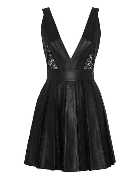 Leather Mini Dress Lace Rocker Chic Outfit, Mini Dress Lace, Skirt Straight, Leather Mini Dress, Fashion Business Casual, Full Circle Skirts, Costume Shop, Dolce E Gabbana, Formal Style