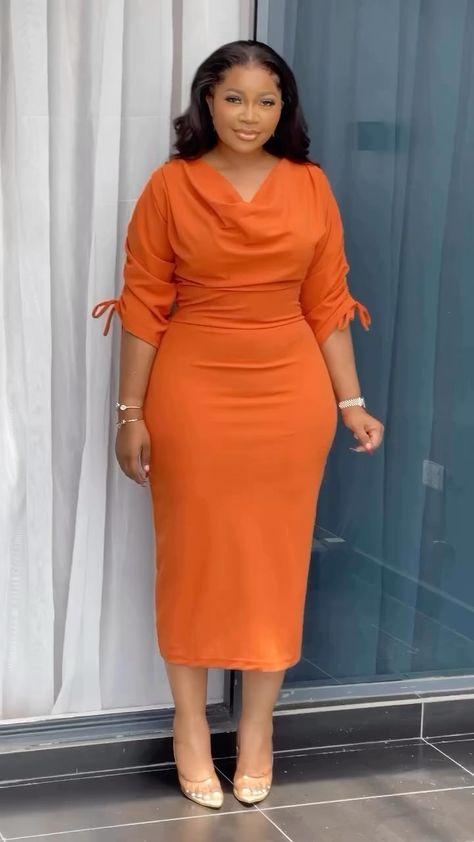 MADE TO ORDER BRAND IN LAGOS | Corporate | Casual wears | PRICE - #20,000✨️SIZES 6-16✨️ SIZES ABOVE 16 ATTRACTS EXTRA #2,000 DISCLAIMER ⚠️ - CLIP IS NOT OURS PLEASE USE OUR SIZE CHART FOR... | Instagram Cooperate Dress Styles, Coperate Gown Styles, Semi Formal Outfits For Women Parties Casual Classy, Corporate Gowns For Church, Gown Styles For Materials, Corporate Gowns For Office, Corporate Dresses Classy Work Outfits, Corporate Dresses Classy, Office Gown Styles