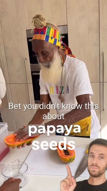 Health Myths and Tips on Instagram: "🤯 Did you know that eating papaya seeds can be a powerful strategy for eliminating parasites from your system?   These tiny seeds contain natural compounds that have been shown to effectively reduce the presence of intestinal parasites, such as Ascaris lumbricoides, which can lead to various health issues​.   By swallowing the seeds whole, you preserve their 'magnetic' properties, which help them attach to and expel harmful invaders.  Are you aware of this simple, natural remedy?   👉 If not, follow me for more evidence-based health tips and tricks!  Credits: @aris_latham , victoriaeverest_ & dan_growth 🙌🏽  Reminder: While papaya seeds can be a natural addition to your diet, it's always a good idea to consult with a healthcare professional for person Benefits Of Pawpaw Seeds, Papaya Seeds For Parasites, Aris Latham, Herbal Remedies Recipes, Intestinal Parasites, Papaya Seeds, Health Myths, Lifestyle Change, Herbal Healing