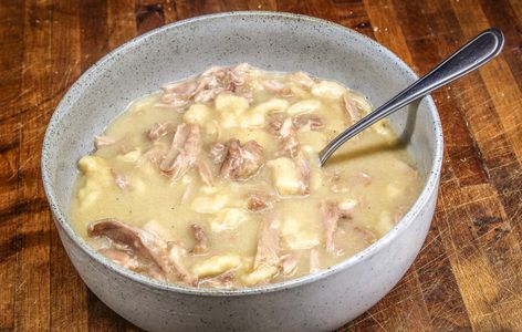 Easy Slow Cooker Squirrel and Dumplings Rabbit Dumplings Recipe, Squirrel Dumplings Recipe, Squirrel Recipes, Grilled Venison, Venison Backstrap, Squirrel Food, Homemade Dumplings, Wild Game Recipes, Venison Recipes