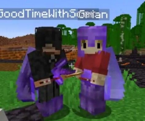 Scar And Grian Minecraft, Desert Duo Matching Pfp, Desert Duo, Minecraft Youtubers, Traffic Light, Minecraft Fan Art, Minecraft, Youtubers, Fan Art