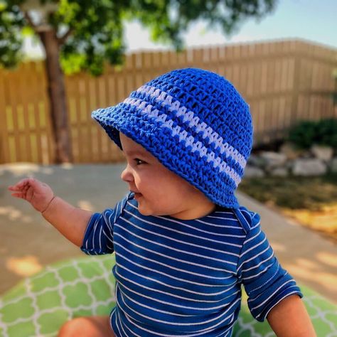 Crochet Boat, Crochet Baby Cap, Baby Summer Hat, Crochet Hat With Brim, Crochet Newborn Hat, Crochet Summer Hats, Kids Sun Hat, Crochet Sun Hat, Crochet Baby Dress Pattern