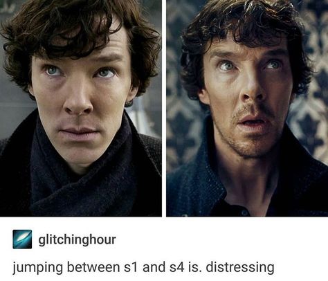 Sherlock 2010 vs 2017 Season 1 vs Season 4 John Lock, Sherlock Series, Benedict And Martin, Mrs Hudson, Sherlock Holmes Bbc, Sherlock 3, Sherlock Fandom, Benedict Cumberbatch Sherlock, Sherlock John