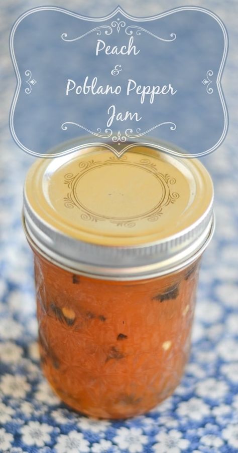 Pepper Jam Recipe, Peach Habanero Jam, Poblano Peppers Recipes, Jelly Maker, Pepper Jam, Pepper Jelly Recipes, Poblano Pepper, Making Homemade Pizza, Jam And Jelly