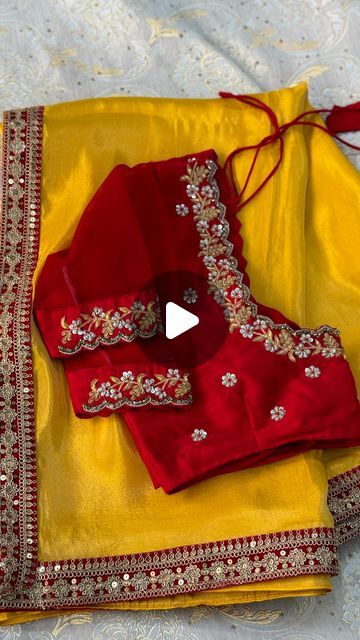 Bio Whatsapp, Hand Embroidered Blouse, Maggam Work Blouse, Tissue Silk Saree, Maggam Work Blouses, Maggam Work, Work Blouse, Embroidered Blouse, Boat Neck