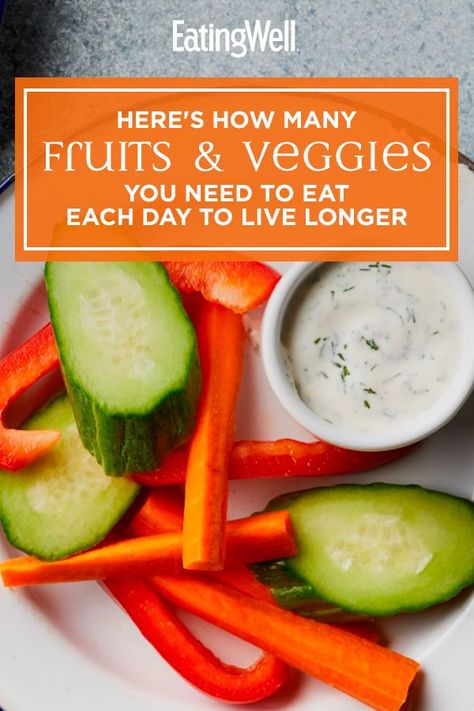 How Many Fruits And Veggies A Day, Colon Cleanse Recipe, Healing Foods, Magic Number, Homemade Ranch, Fast Dinners, Healing Food, Cooked Vegetables, Fruit And Veg