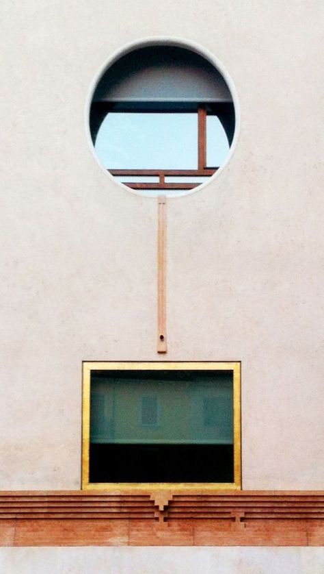 Carlo Scarpa, Sede BPV, Verona. @thecoveteur Carlos Scarpa, Steven Holl, John Pawson, Kengo Kuma, Round Window, Carlo Scarpa, Oscar Niemeyer, Alvar Aalto, Space Architecture