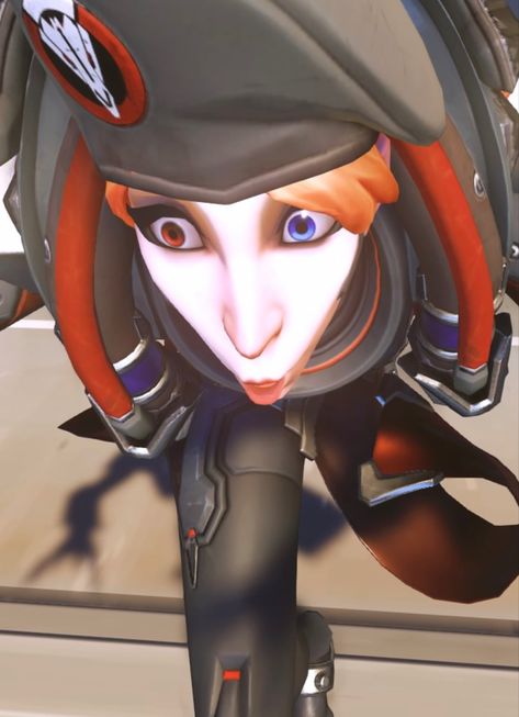 Funny Overwatch Pictures, Overwatch Moira Funny, All Overwatch Character, Overwatch Reaction Pics, Moira Overwatch Icon, Moira Wallpaper, Moira Pfp, Moria Overwatch, Blackwatch Moira