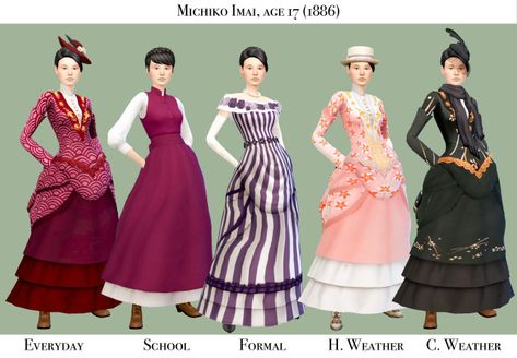 eso's sims (18+) Decades Cc Sims 4, Sims 4 1880 Cc, Sims 4 Decades Challenge Cc, 1820s Fashion, Sims 4 Decades Challenge, Unlikely Friends, Sims 4 Expansions, 30s Fashion, Los Sims