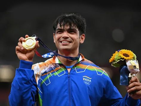 Olympic Track And Field, Neeraj Chopra, Field Athletes, Javelin Throw, The Golden Boy, World Athletics, Olympic Gold Medals, 2020 Olympics, Olympic Medals