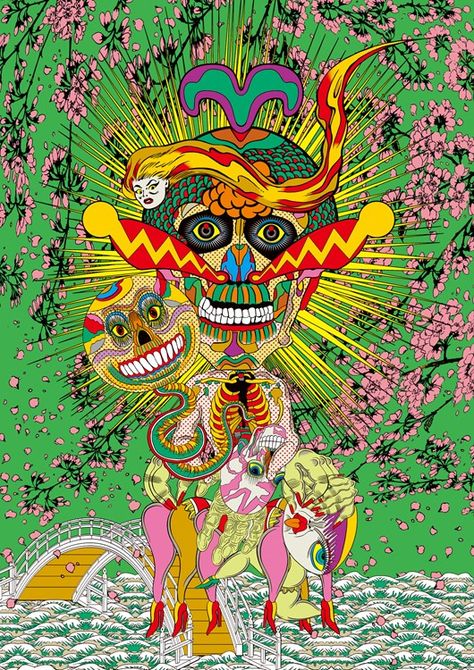 Keiichi Tanaami Keiichi Tanaami, Hi Fructose, Japanese Pop Art, Psy Art, Toy Art, Pop Surrealism, Art And Illustration, Arte Popular, First Art