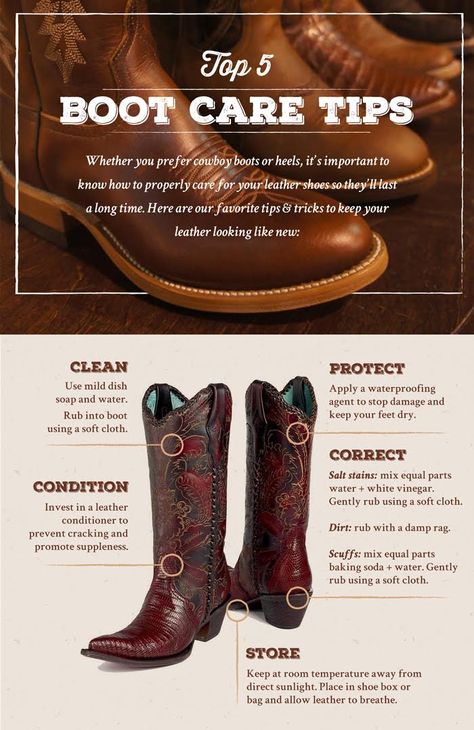 5 Boot Care Tips - The Queen in Between Cleaning Leather Boots, How To Style Cowgirl Boots, Leather Boots Diy, Western Boots Outfit, Boots Diy, Women's Cowboy Boots, Short Cowboy Boots, Saddle Shop, Ankle Cowboy Boots