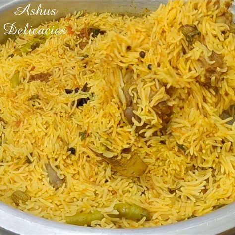 Hyderabadi Mutton Tahari | Hyderabadi Mutton Tahari | By Ashus Delicacies | Facebook Healthy Recipes, Quick Saves