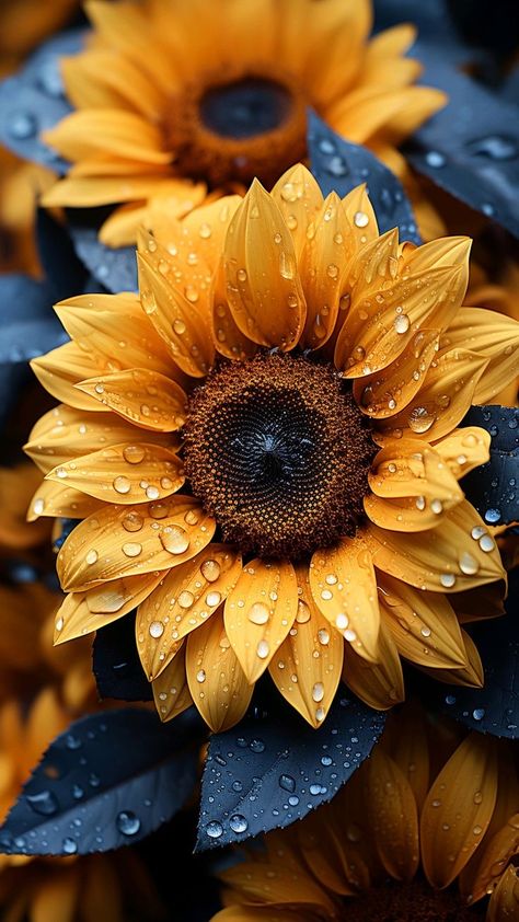 Sunflower Close Up, Modern Wallpapers, Sunflower Photography, Iphone Wallpaper Stills, Sunflower Pictures, Flower Iphone Wallpaper, Sunflower Wallpaper, Cute Flower Wallpapers, For Wallpaper