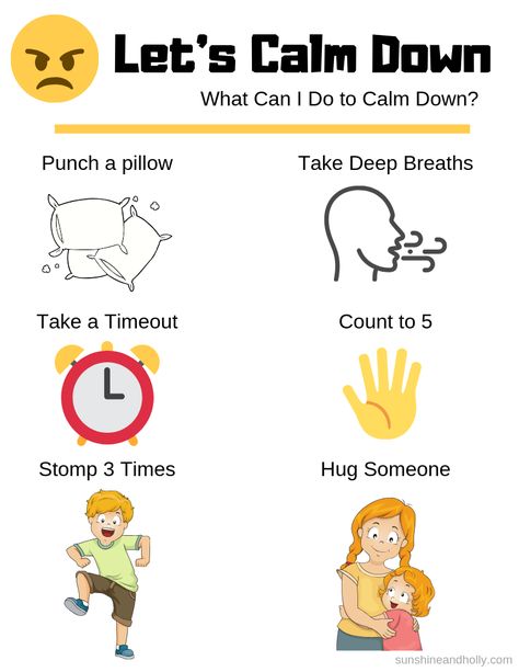 5 Ways to Help Your Toddler Handle Anger (Plus a Free Printable!) | sunshineandholly.com | angry kid | aggressive | aggression in children | how to get kid to stop hitting biting pushing throwing | anger chart | calm down chart Calm Down Chart, Toddler Anger, Anger Management Activities For Kids, Toddler Behavior Management, Anger Worksheets, Behavior Chart Toddler, Anger Management Activities, Emotions Preschool, Behavior Plans