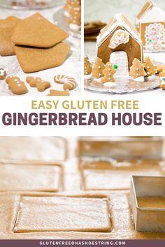 Gluten Free Gingerbread House, Gluten Free Christmas Recipes, Gingerbread House Recipe, Gluten Free Gingerbread, Cookies Gluten Free, Gluten Free Christmas, Keto Friendly Desserts, Low Carb Recipes Dessert, Gluten Free Cookies