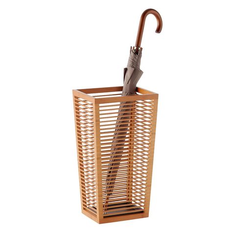 Bamboo Umbrella Stand | The Container Store Umbrella Stand Entryway, Bamboo Umbrella, Japandi Home, House Items, Umbrella Holder, Entryway Storage, Umbrella Stands, Jewelry Ads, The Container Store