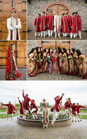 Bangladeshi Bride, Groomsmen Dress, Wedding Party Groomsmen, Abhishek Bachchan, Celebrate Everything, Indian Bridesmaids, Indian Wedding Inspiration, Wedding Picture Poses, Big Fat Indian Wedding